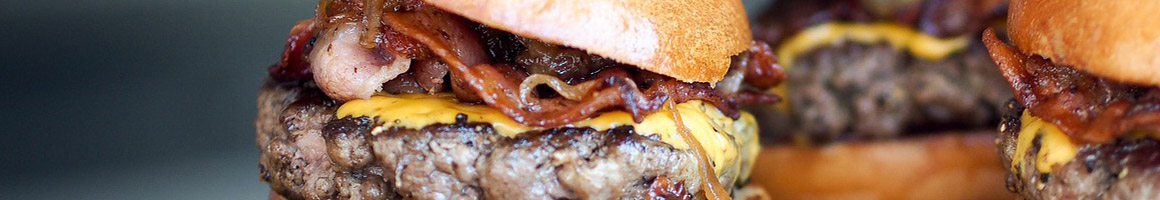 Eating Burger at Schmidty's Burgers restaurant in Coeur d'Alene, ID.